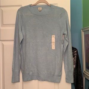 baby blue sweater